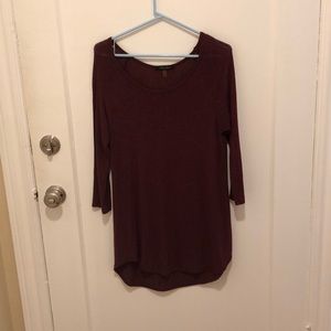 Maroon tunic shirt